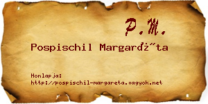 Pospischil Margaréta névjegykártya